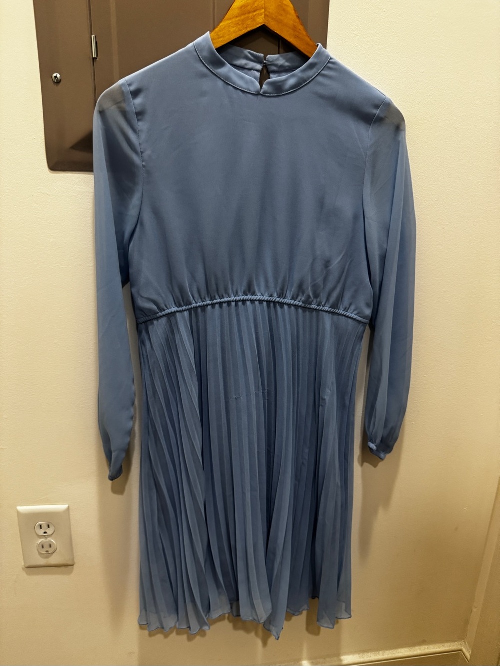 Sassafras Light Blue Chiffon Blouse - Small